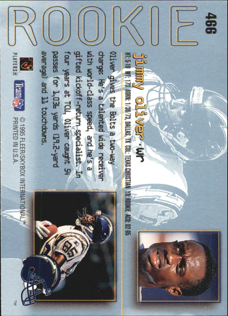 A0787- 1995 Ultra Football Cards 251-500 +Rookies -You Pick- 15+ FREE US SHIP - Picture 347 of 407