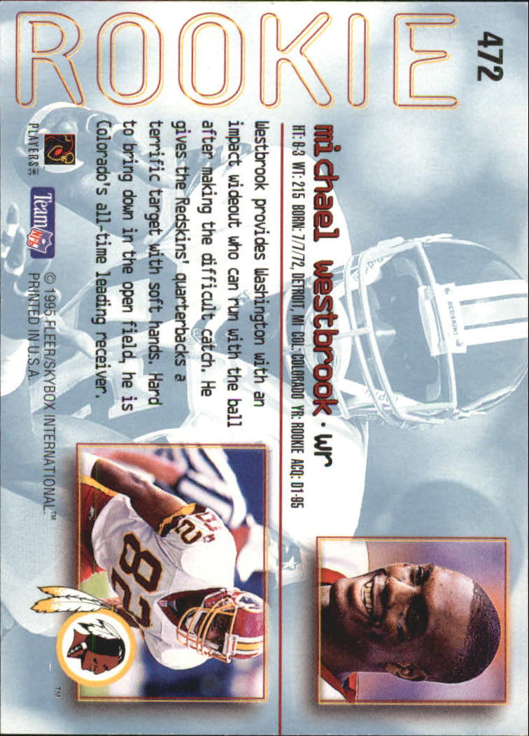 A0787- 1995 Ultra Football Cards 251-500 +Rookies -You Pick- 15+ FREE US SHIP - Picture 355 of 407