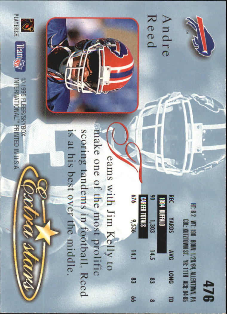 A0787- 1995 Ultra Football Cards 251-500 +Rookies -You Pick- 15+ FREE US SHIP - Picture 363 of 407