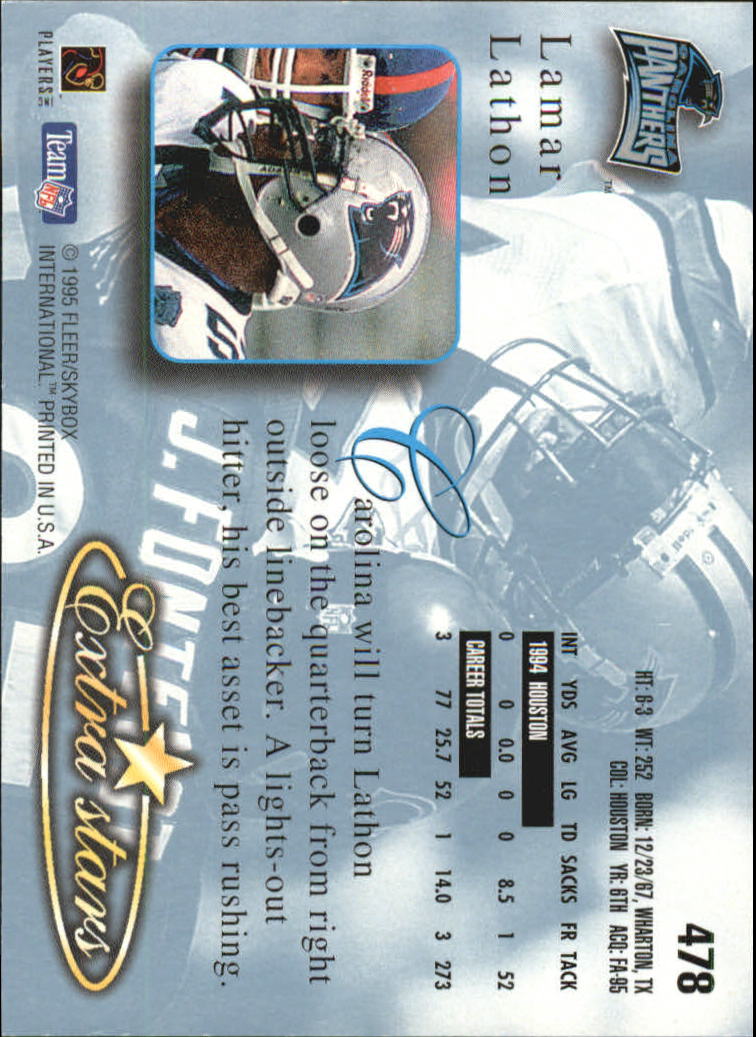 A0787- 1995 Ultra Football Cards 251-500 +Rookies -You Pick- 15+ FREE US SHIP - Picture 367 of 407