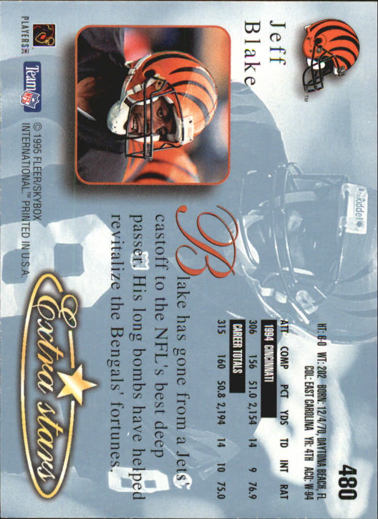 A0787- 1995 Ultra Football Cards 251-500 +Rookies -You Pick- 15+ FREE US SHIP - Picture 371 of 407