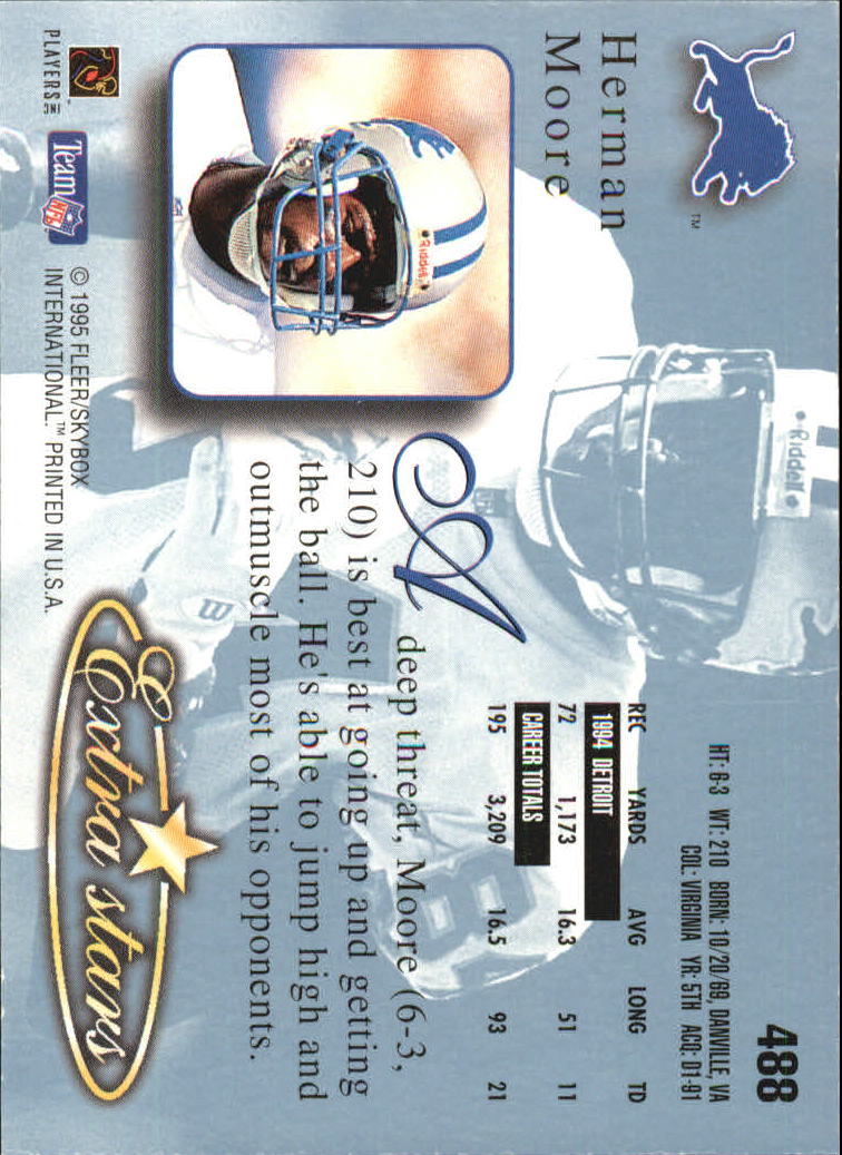 A0787- 1995 Ultra Football Cards 251-500 +Rookies -You Pick- 15+ FREE US SHIP - Picture 387 of 407