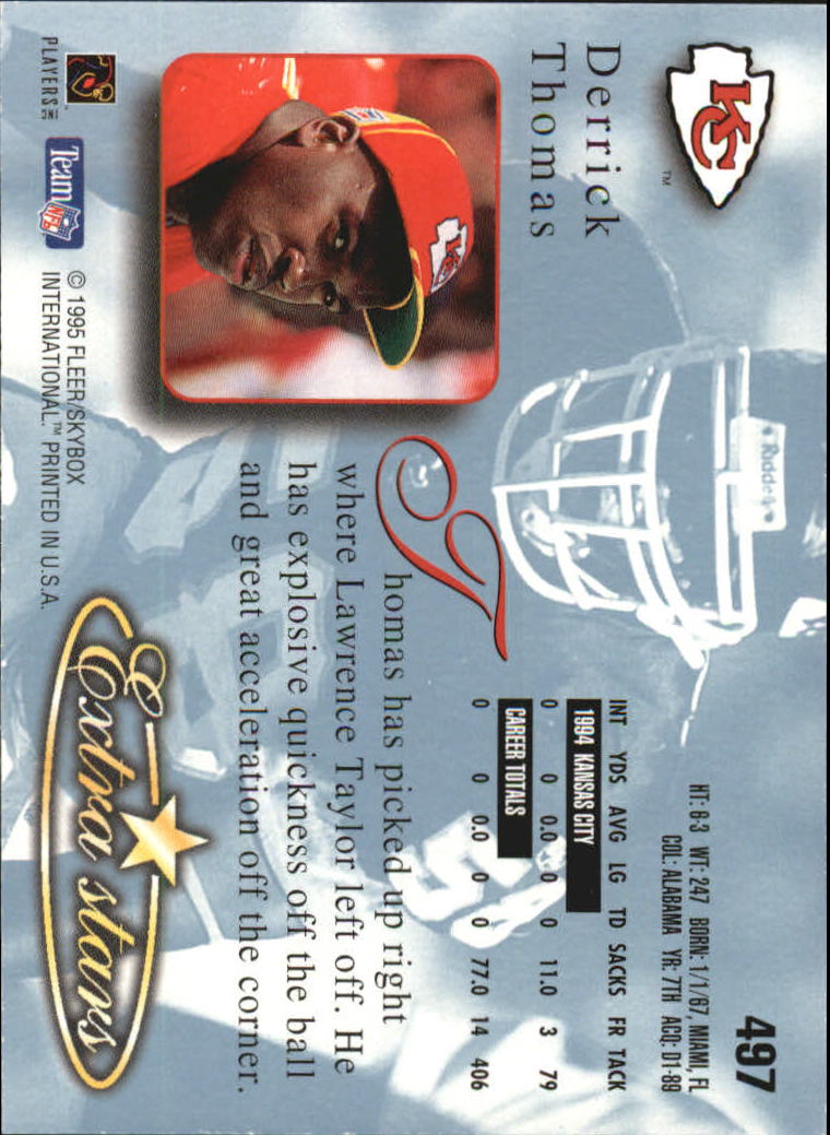 A0787- 1995 Ultra Football Cards 251-500 +Rookies -You Pick- 15+ FREE US SHIP - Picture 401 of 407