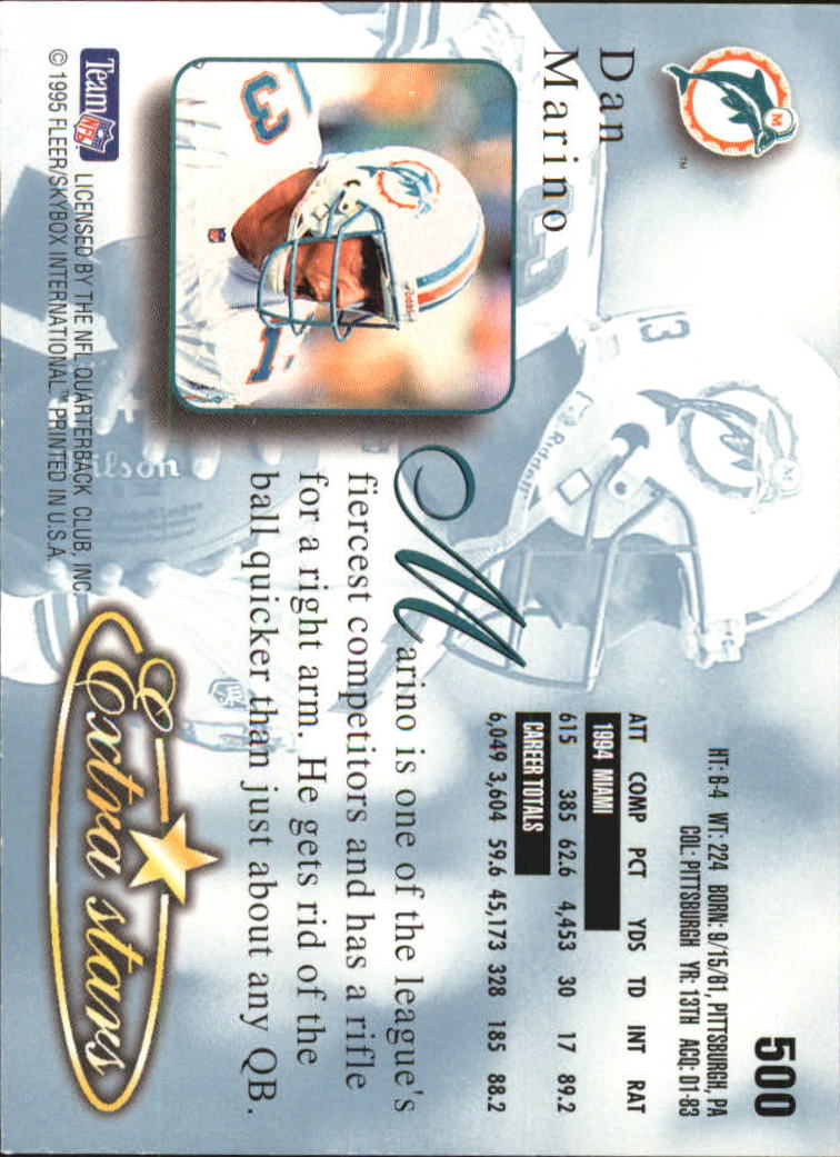A0787- 1995 Ultra Football Cards 251-500 +Rookies -You Pick- 15+ FREE US SHIP - Picture 407 of 407