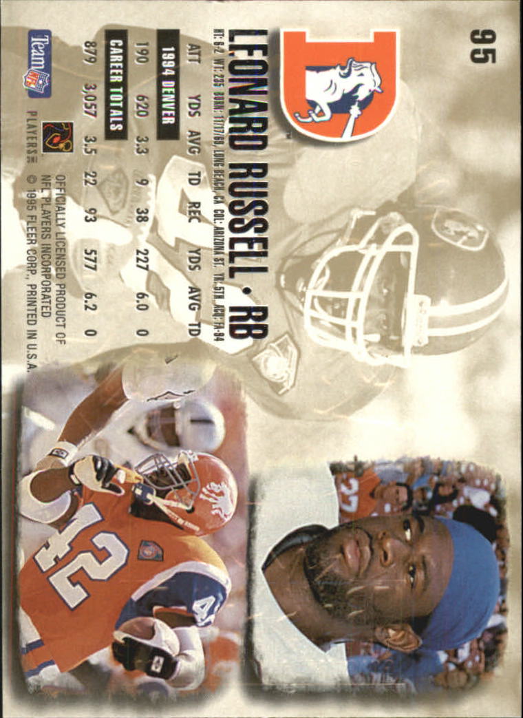 1995 Ultra Football Gold Medallion Parallel Singles (1-270) - You Choose - Picture 123 of 380