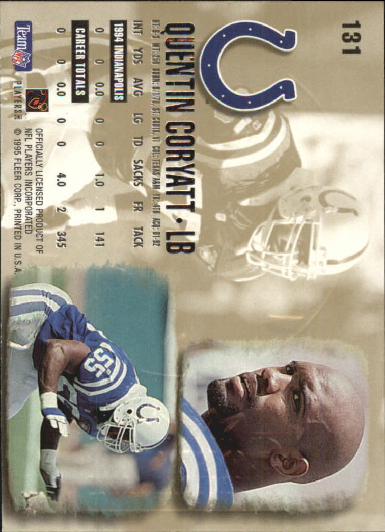 1995 Ultra Football Gold Medallion Parallel Singles (1-270) - You Choose - Picture 175 of 380