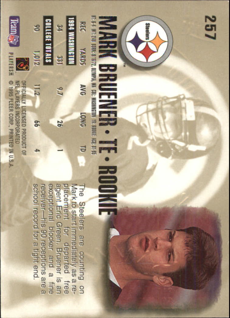 1995 Ultra Football Gold Medallion Parallel Singles (1-270) - You Choose - Picture 362 of 380