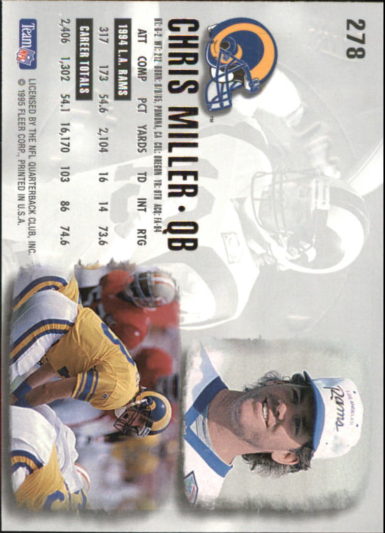 A0787- 1995 Ultra GOLD Medallion FB Cards 251-500 -You Pick- 15+ FREE US SHIP - Picture 37 of 357