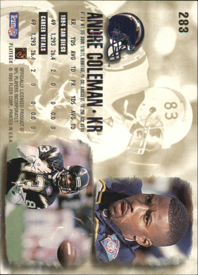 A0787- 1995 Ultra GOLD Medallion FB Cards 251-500 -You Pick- 15+ FREE US SHIP - Picture 47 of 357