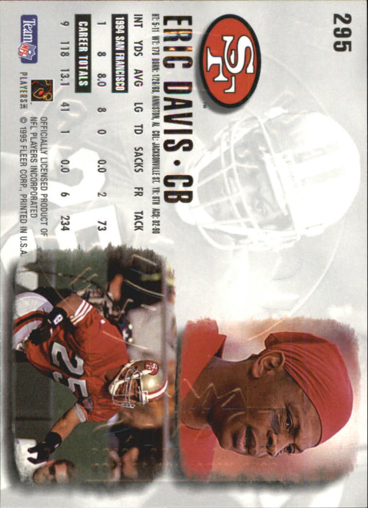 A0787- 1995 Ultra GOLD Medallion FB Cards 251-500 -You Pick- 15+ FREE US SHIP - Picture 63 of 357