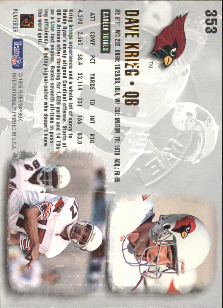 A0787- 1995 Ultra GOLD Medallion FB Cards 251-500 -You Pick- 15+ FREE US SHIP - Picture 147 of 357