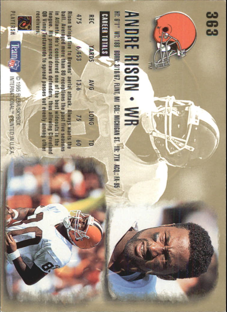 A0787- 1995 Ultra GOLD Medallion FB Cards 251-500 -You Pick- 15+ FREE US SHIP - Picture 165 of 357