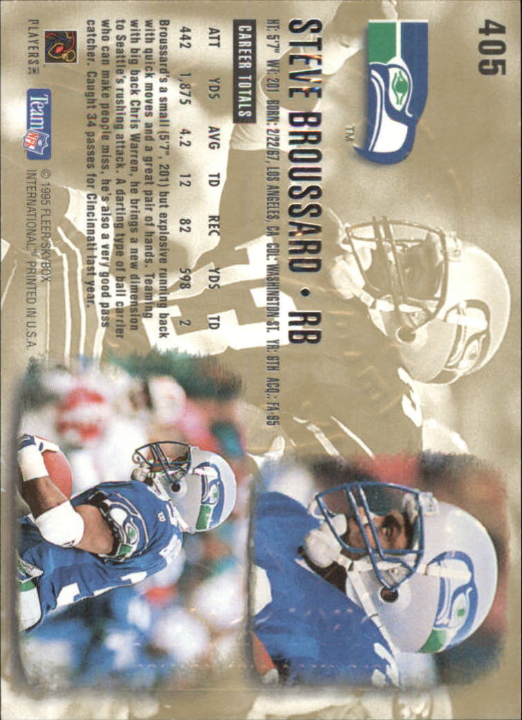 A0787- 1995 Ultra GOLD Medallion FB Cards 251-500 -You Pick- 15+ FREE US SHIP - Picture 227 of 357