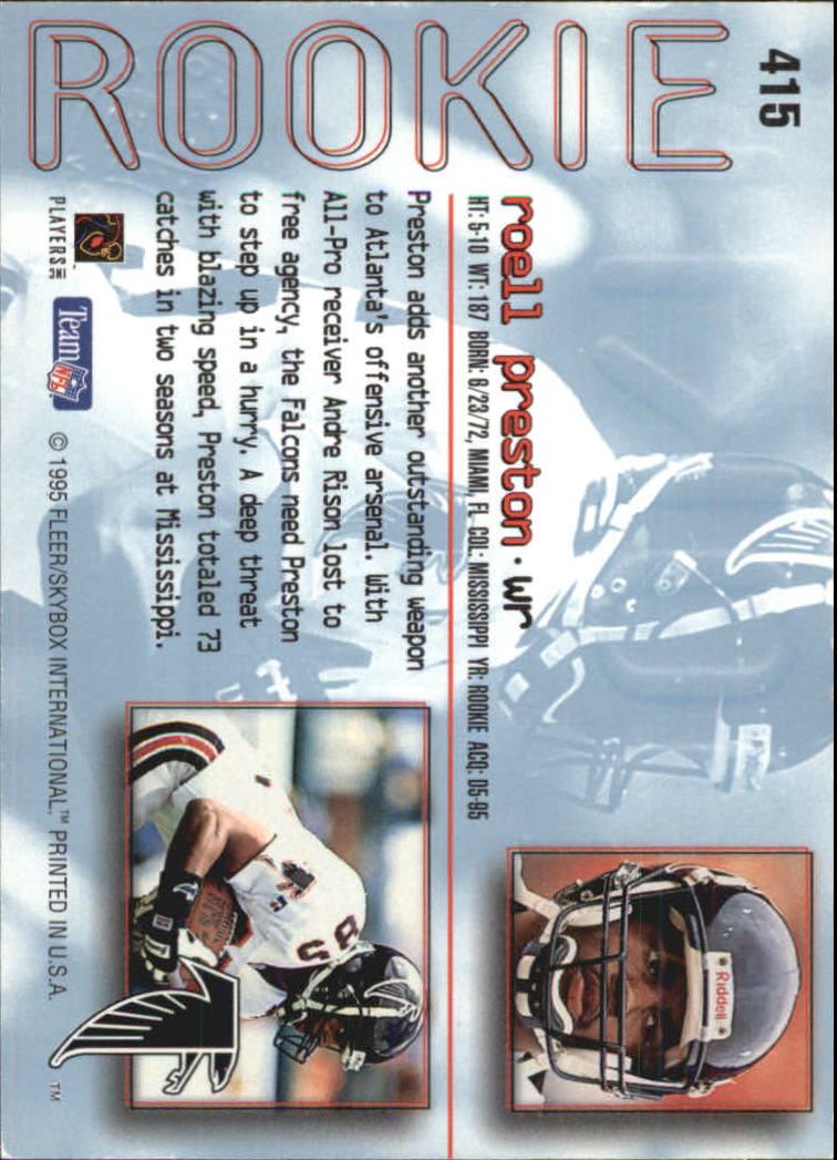 A0787- 1995 Ultra GOLD Medallion FB Cards 251-500 -You Pick- 15+ FREE US SHIP - Picture 243 of 357