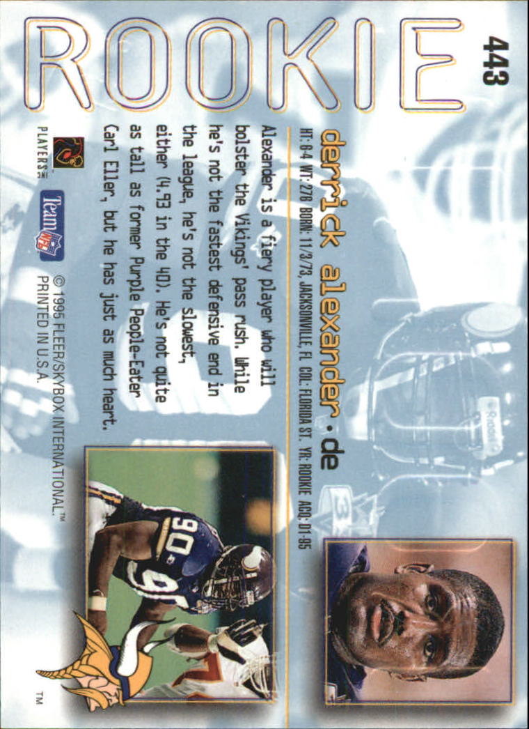 A0787- 1995 Ultra GOLD Medallion FB Cards 251-500 -You Pick- 15+ FREE US SHIP - Picture 279 of 357
