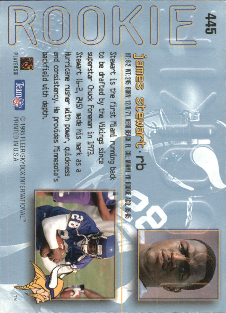 A0787- 1995 Ultra GOLD Medallion FB Cards 251-500 -You Pick- 15+ FREE US SHIP - Picture 281 of 357