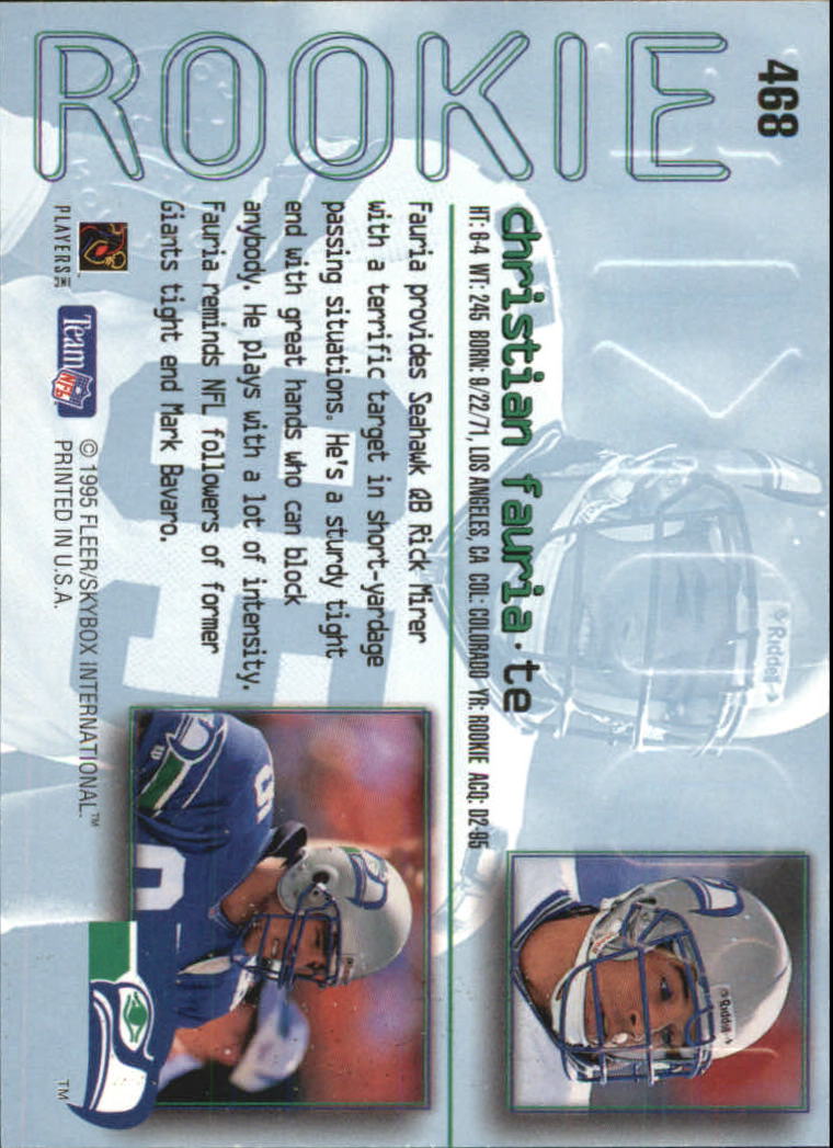 A0787- 1995 Ultra GOLD Medallion FB Cards 251-500 -You Pick- 15+ FREE US SHIP - Picture 311 of 357