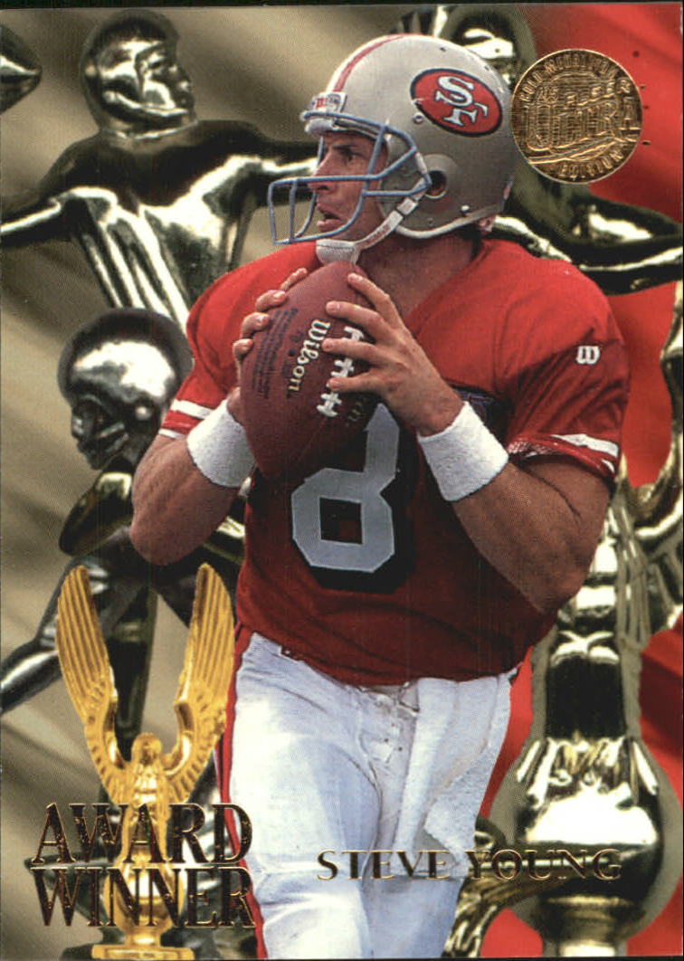 1995 Ultra Award Winners Gold Medallion #6 Steve Young