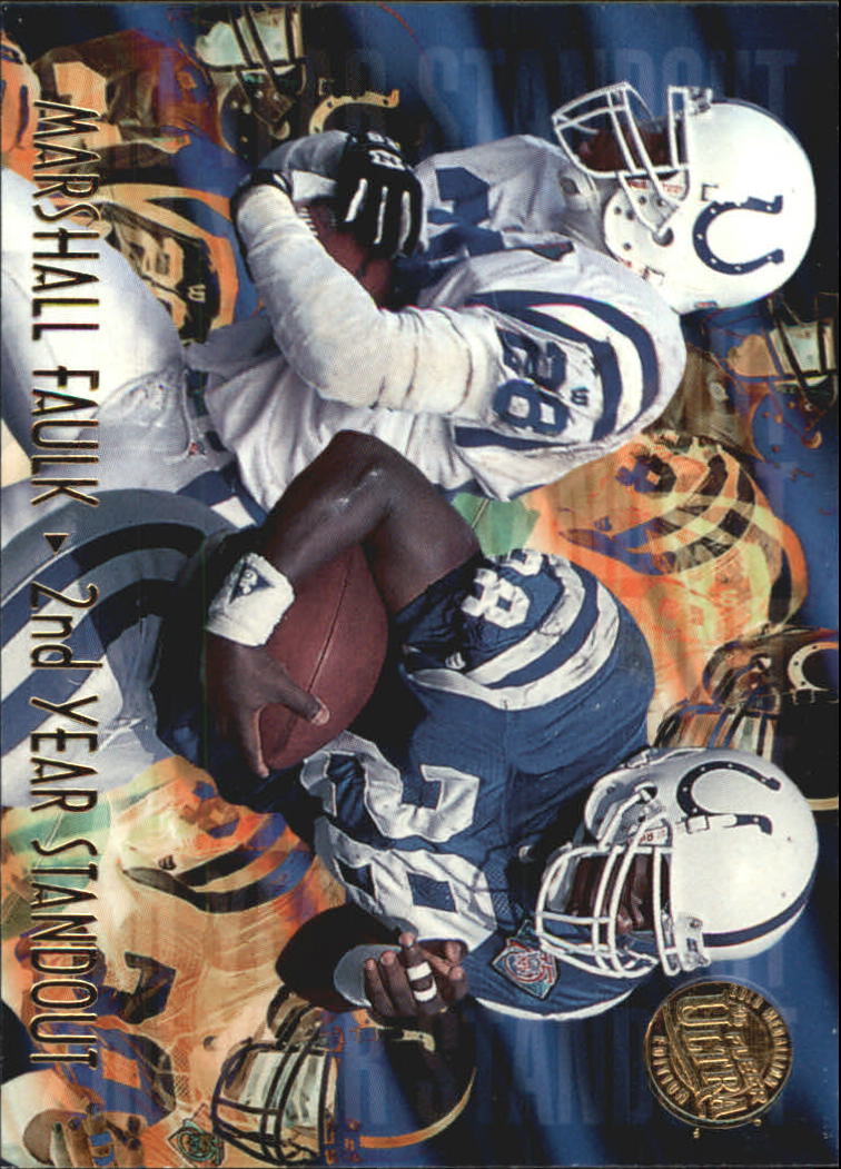 1995 Ultra Second Year Standouts Gold Medallion #5 Marshall Faulk