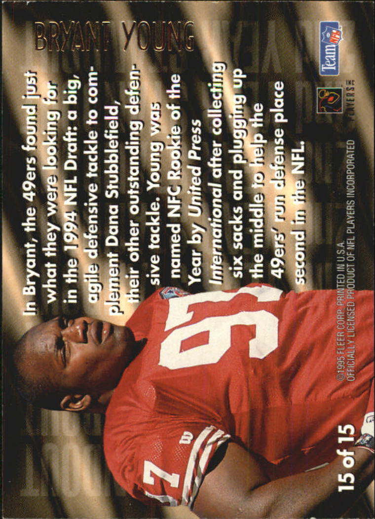 1995 Ultra Football 2nd Year Standouts Gold Medallion Singles - You Choose - Picture 18 of 18