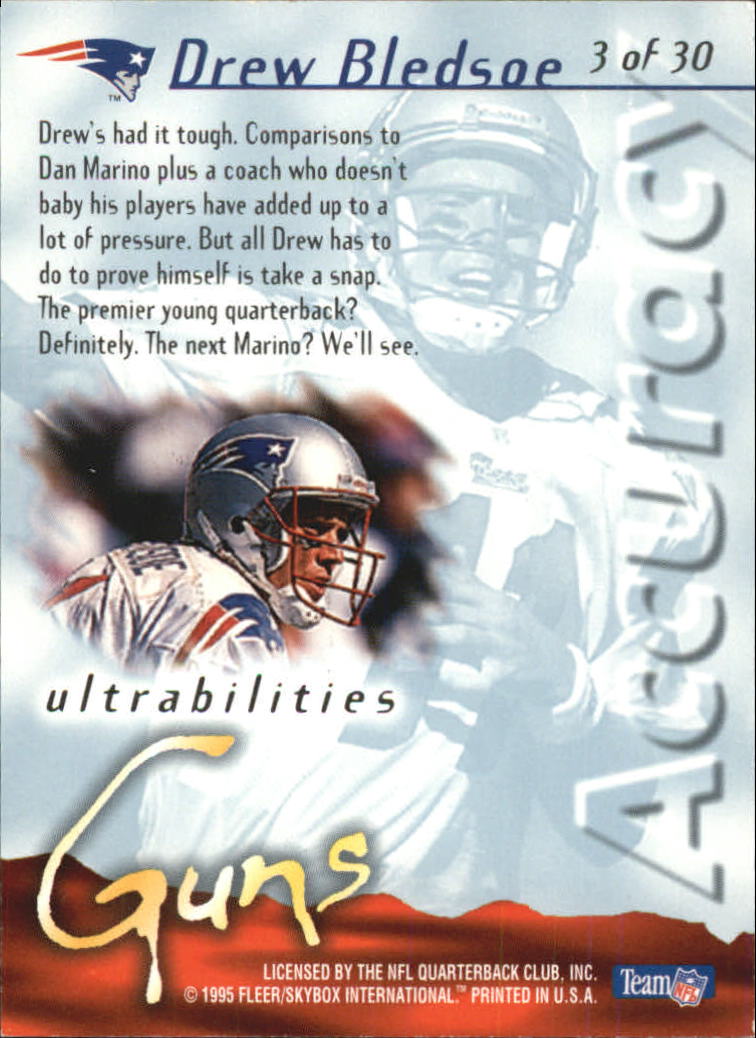 1995 Ultra Football Ultrabilities Insert Singles - You Choose - Picture 4 of 36