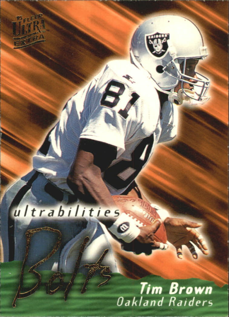 : Tim Bowens Ultrabilities 1995 Fleer Ultra Football