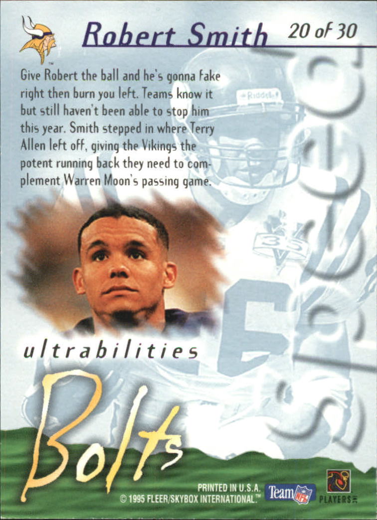 1995 Ultra Football Ultrabilities Insert Singles - You Choose - Picture 21 of 36