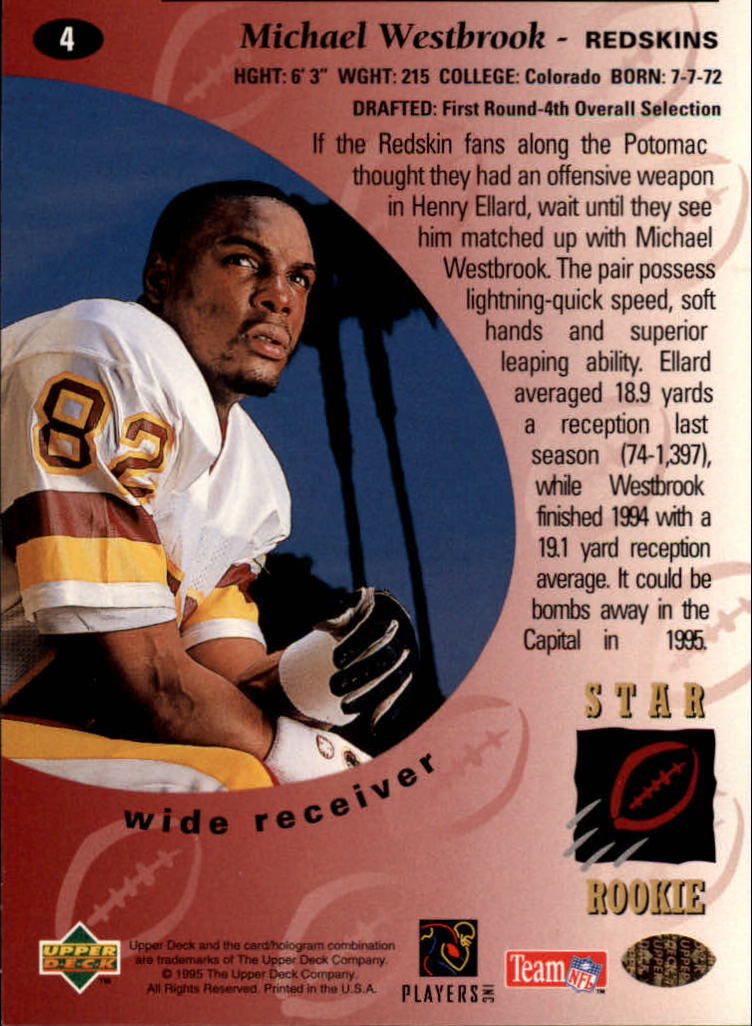 A2152- 1995 Upper Deck FB Card #s 1-250 +Rookies -You Pick- 15+ FREE US SHIP - Picture 5 of 465