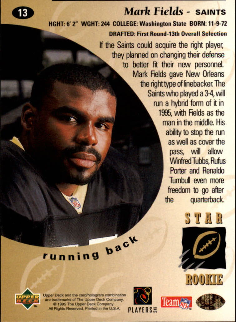 A2152- 1995 Upper Deck FB Card #s 1-250 +Rookies -You Pick- 15+ FREE US SHIP - Picture 21 of 465
