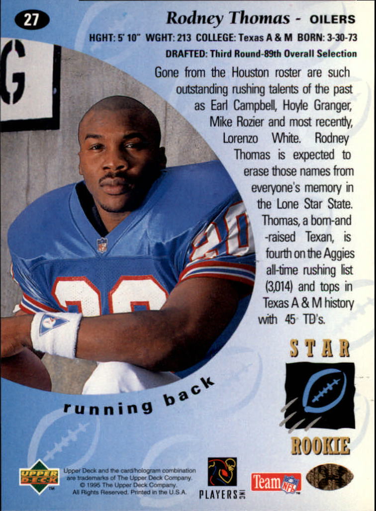 A2152- 1995 Upper Deck FB Card #s 1-250 +Rookies -You Pick- 15+ FREE US SHIP - Picture 43 of 465