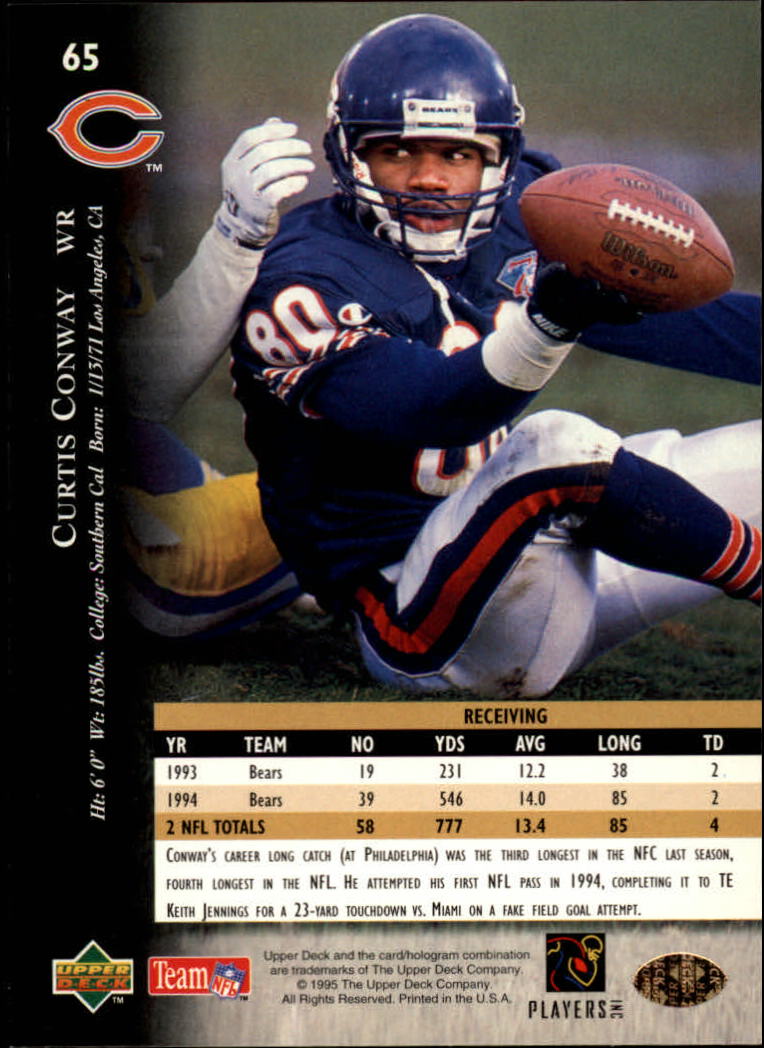 A2152- 1995 Upper Deck FB Card #s 1-250 +Rookies -You Pick- 15+ FREE US SHIP - Picture 115 of 465