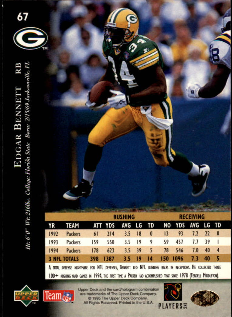 A2152- 1995 Upper Deck FB Card #s 1-250 +Rookies -You Pick- 15+ FREE US SHIP - Picture 119 of 465