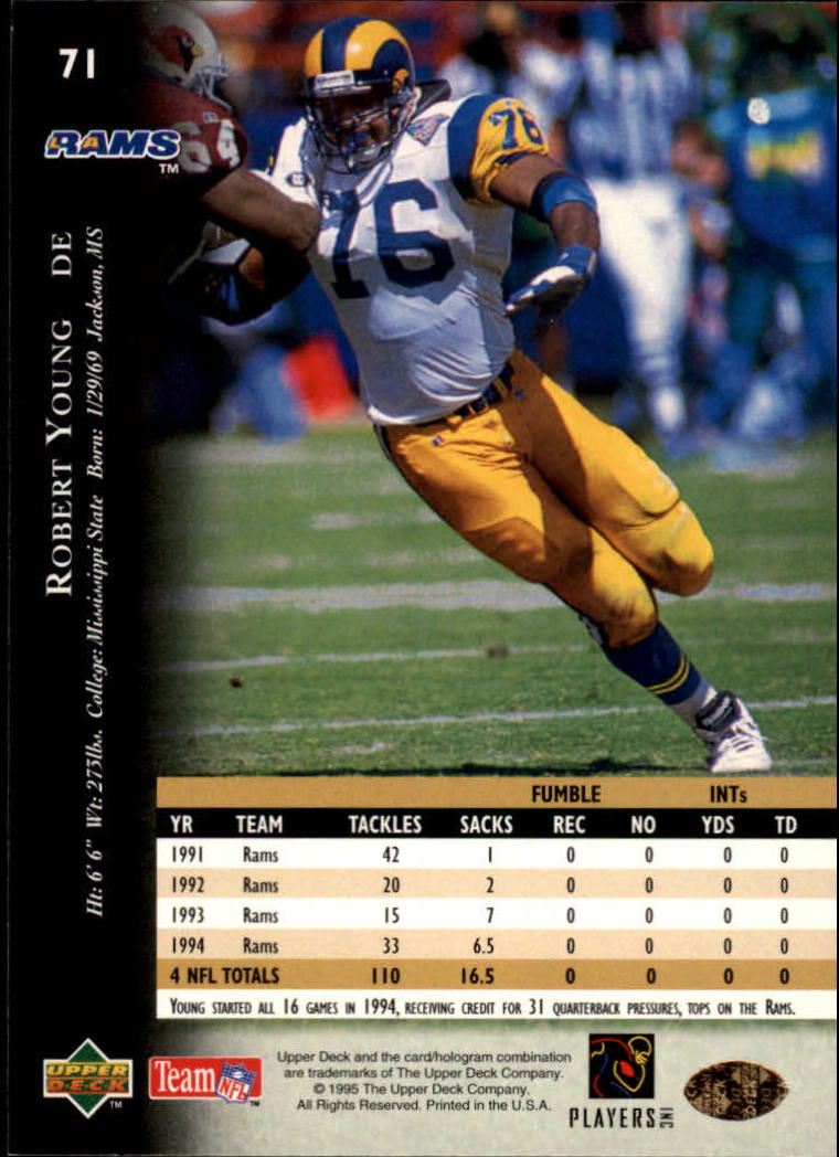 A2152- 1995 Upper Deck FB Card #s 1-250 +Rookies -You Pick- 15+ FREE US SHIP - Picture 127 of 465