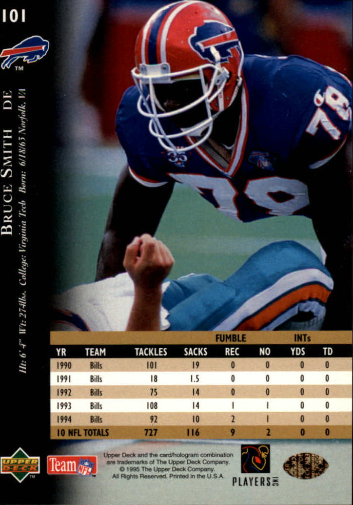 A2152- 1995 Upper Deck FB Card #s 1-250 +Rookies -You Pick- 15+ FREE US SHIP - Picture 183 of 465