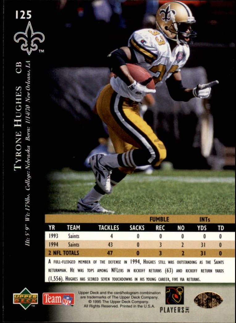 A2152- 1995 Upper Deck FB Card #s 1-250 +Rookies -You Pick- 15+ FREE US SHIP - Picture 229 of 465