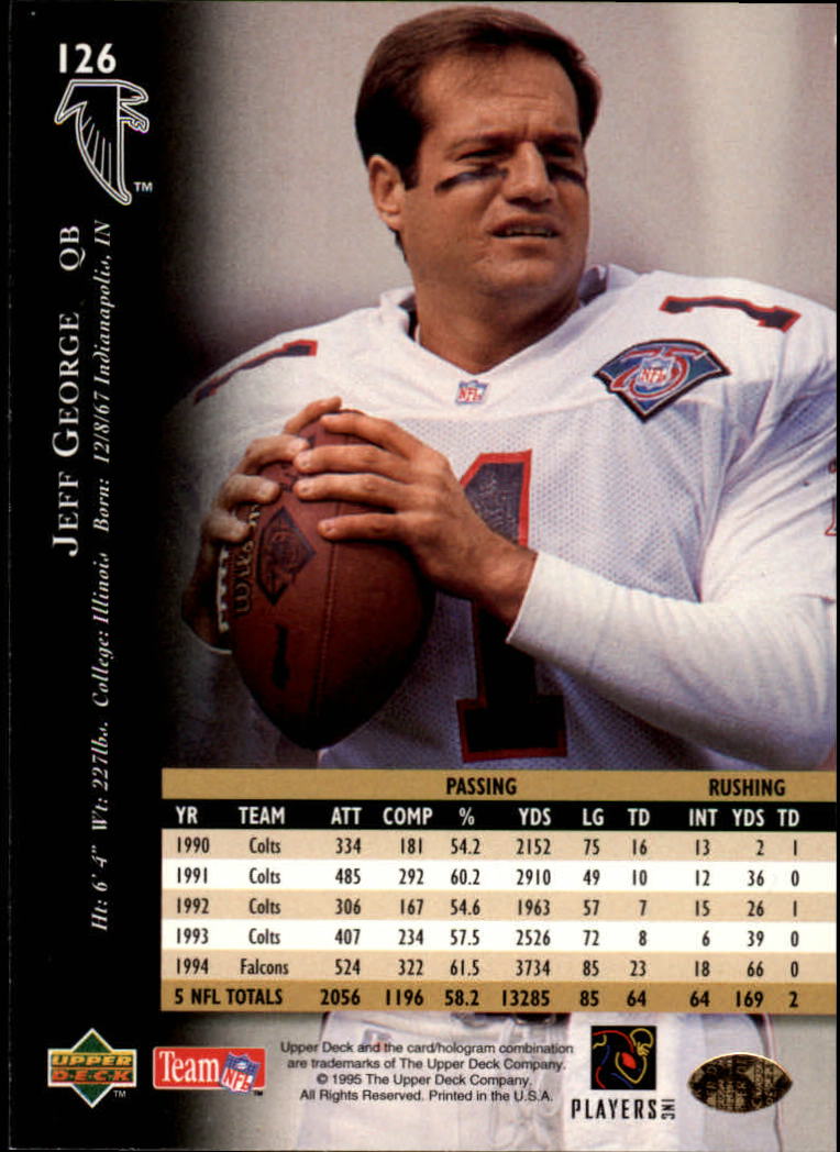 A2152- 1995 Upper Deck FB Card #s 1-250 +Rookies -You Pick- 15+ FREE US SHIP - Picture 231 of 465
