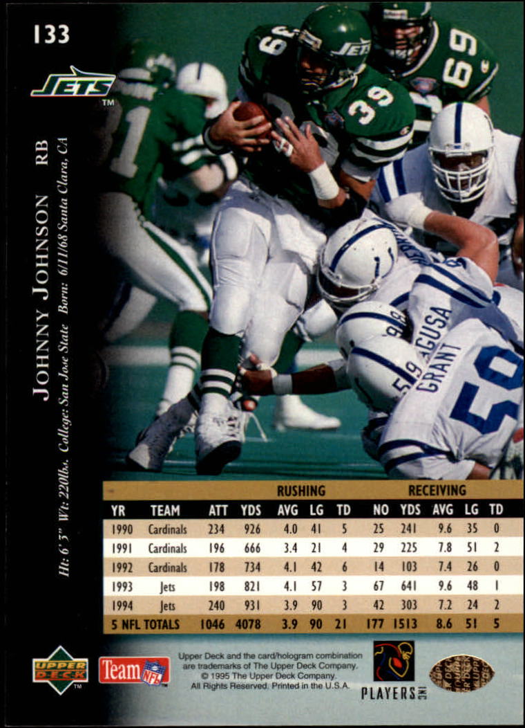 A2152- 1995 Upper Deck FB Card #s 1-250 +Rookies -You Pick- 15+ FREE US SHIP - Picture 243 of 465