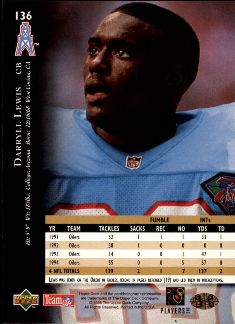 A2152- 1995 Upper Deck FB Card #s 1-250 +Rookies -You Pick- 15+ FREE US SHIP - Picture 249 of 465