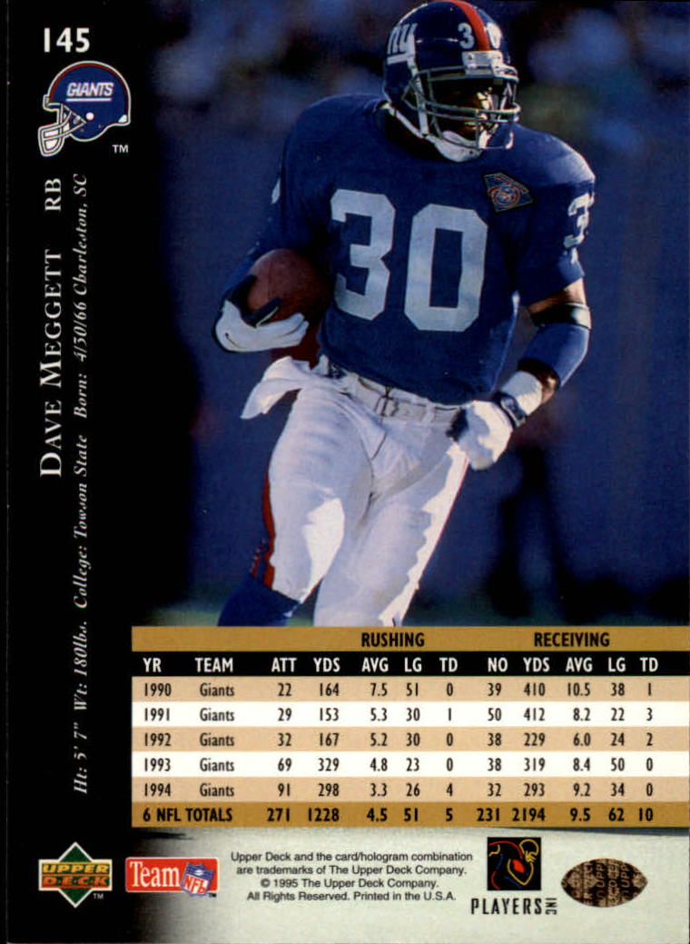 A2152- 1995 Upper Deck FB Card #s 1-250 +Rookies -You Pick- 15+ FREE US SHIP - Picture 265 of 465
