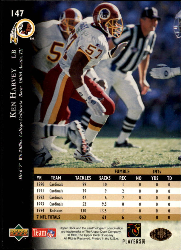 A2152- 1995 Upper Deck FB Card #s 1-250 +Rookies -You Pick- 15+ FREE US SHIP - Picture 269 of 465