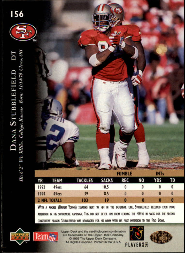 A2152- 1995 Upper Deck FB Card #s 1-250 +Rookies -You Pick- 15+ FREE US SHIP - Picture 285 of 465