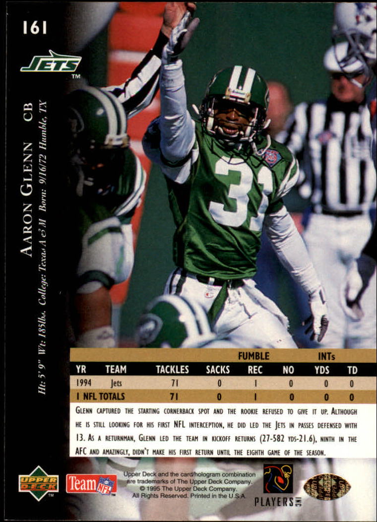 A2152- 1995 Upper Deck FB Card #s 1-250 +Rookies -You Pick- 15+ FREE US SHIP - Picture 295 of 465