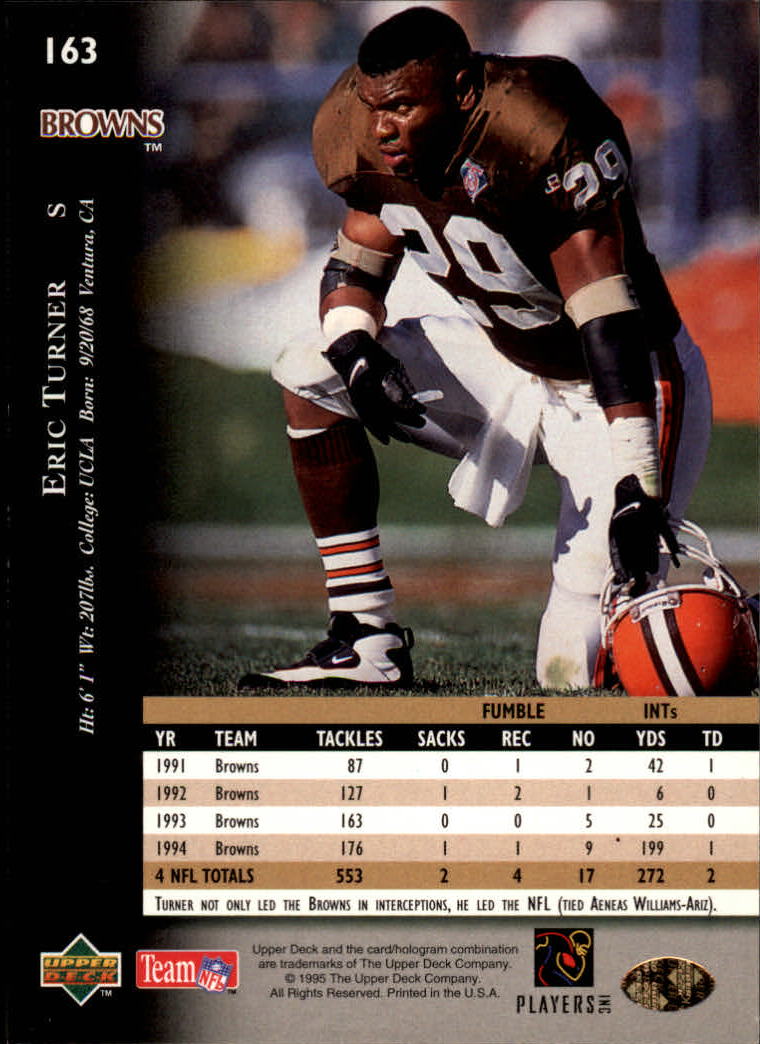 A2152- 1995 Upper Deck FB Card #s 1-250 +Rookies -You Pick- 15+ FREE US SHIP - Picture 299 of 465