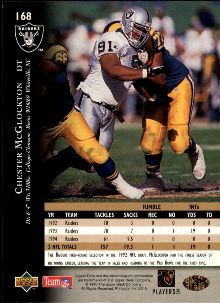 A2152- 1995 Upper Deck FB Card #s 1-250 +Rookies -You Pick- 15+ FREE US SHIP - Picture 309 of 465
