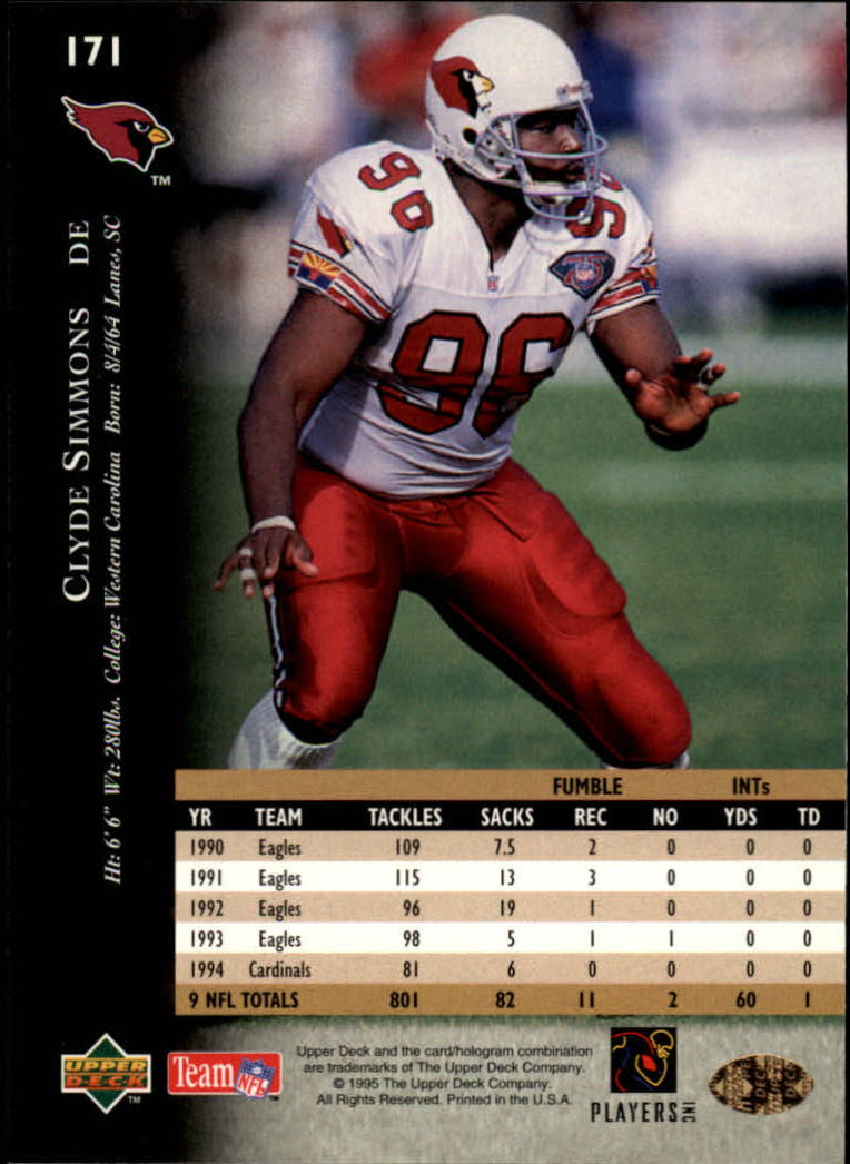 A2152- 1995 Upper Deck FB Card #s 1-250 +Rookies -You Pick- 15+ FREE US SHIP - Picture 315 of 465
