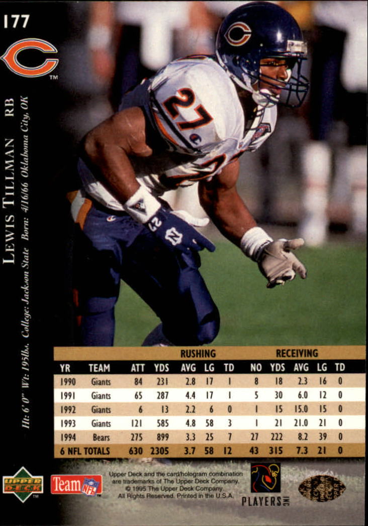 A2152- 1995 Upper Deck FB Card #s 1-250 +Rookies -You Pick- 15+ FREE US SHIP - Picture 325 of 465
