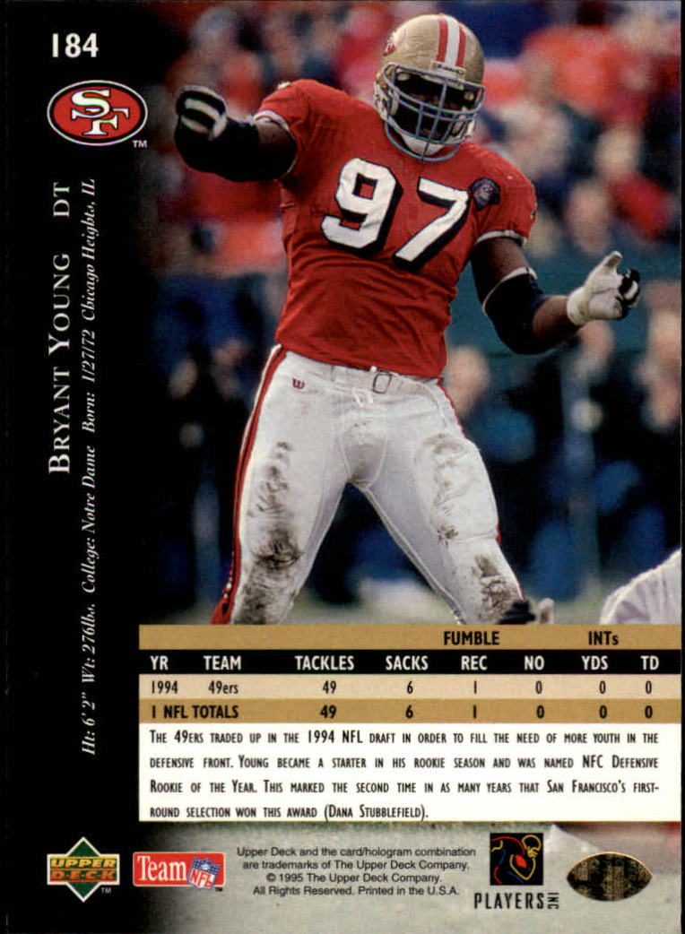 A2152- 1995 Upper Deck FB Card #s 1-250 +Rookies -You Pick- 15+ FREE US SHIP - Picture 337 of 465