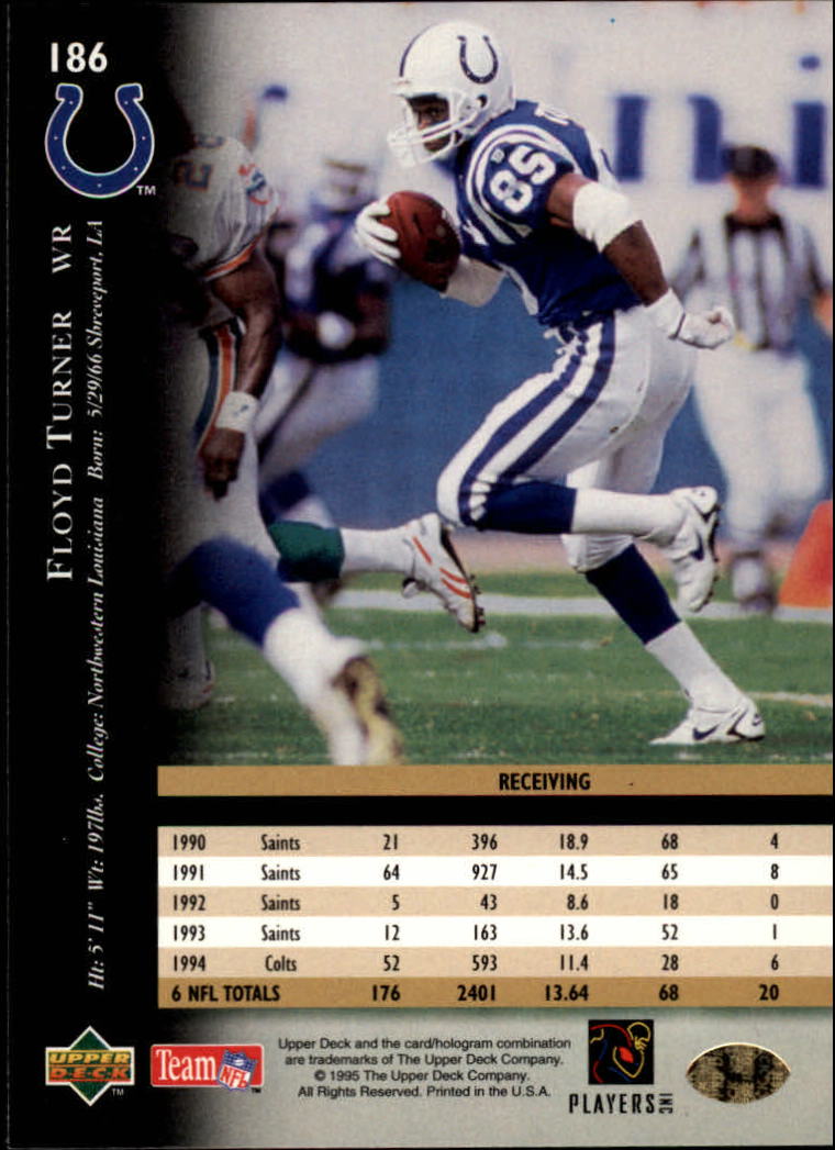 A2152- 1995 Upper Deck FB Card #s 1-250 +Rookies -You Pick- 15+ FREE US SHIP - Picture 341 of 465