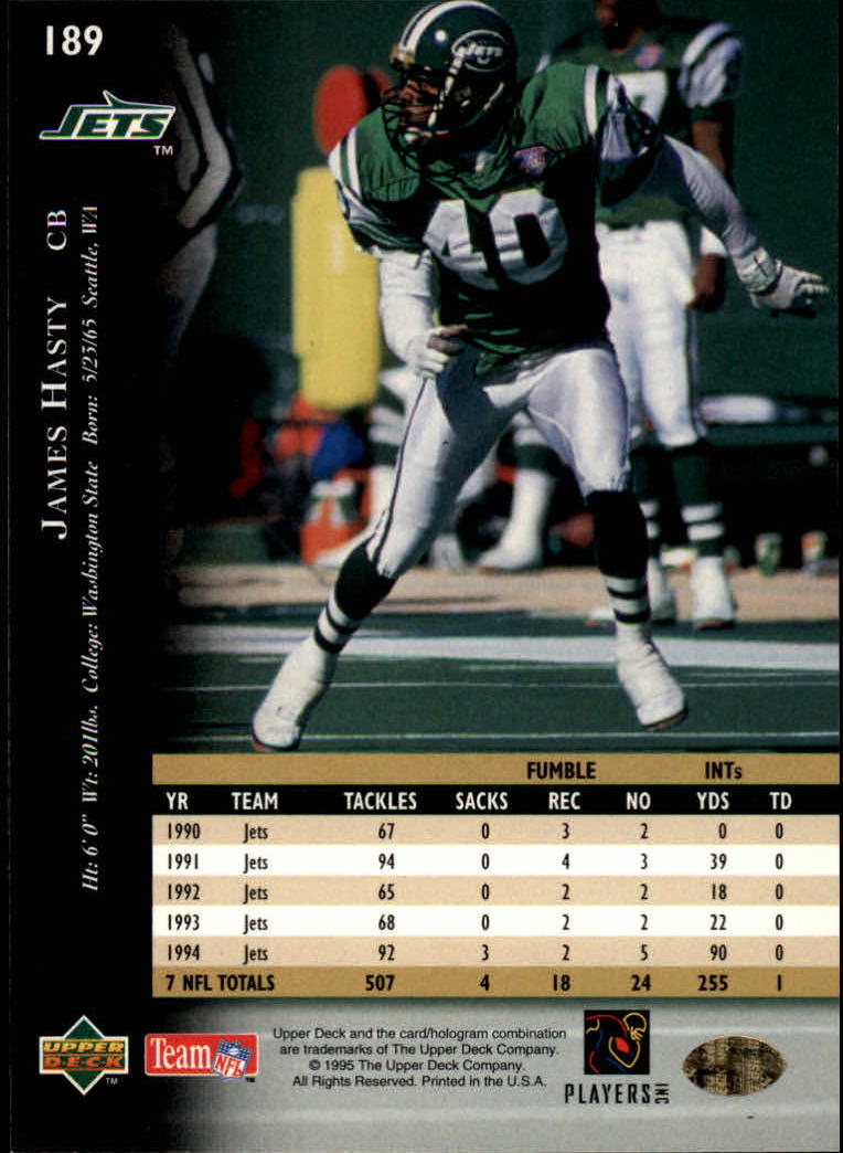 A2152- 1995 Upper Deck FB Card #s 1-250 +Rookies -You Pick- 15+ FREE US SHIP - Picture 345 of 465