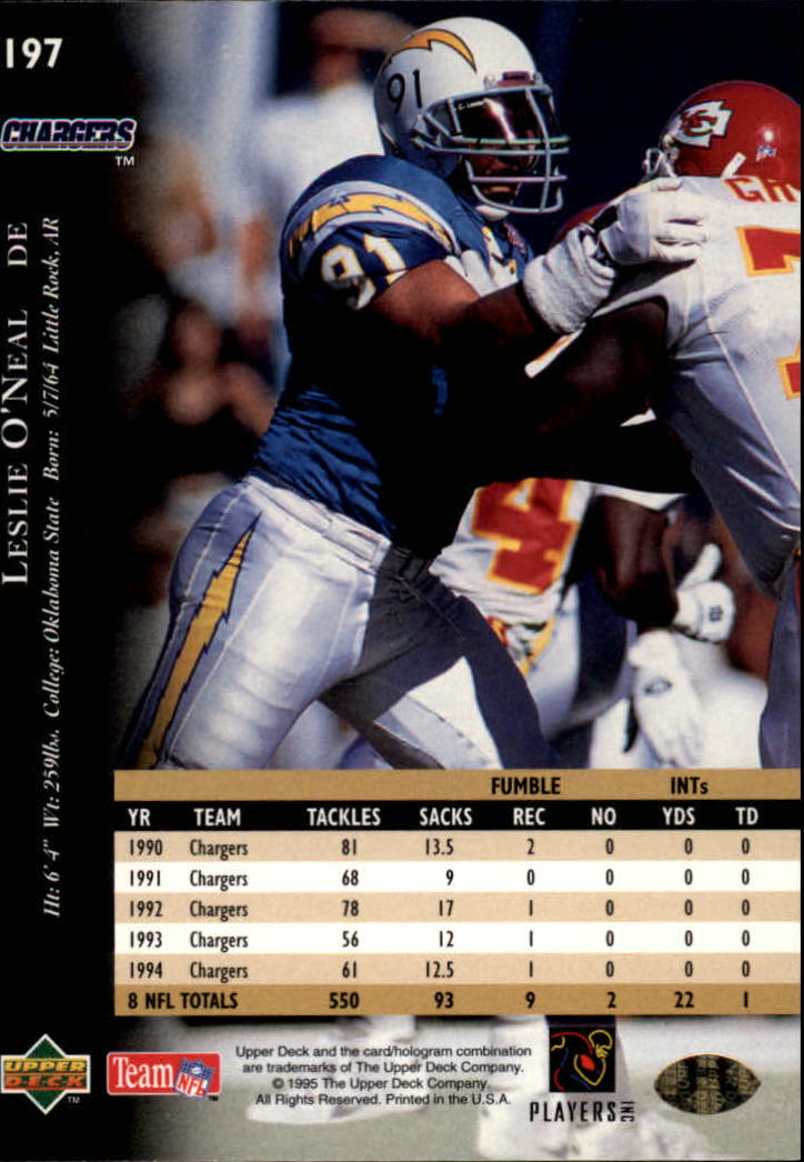 A2152- 1995 Upper Deck FB Card #s 1-250 +Rookies -You Pick- 15+ FREE US SHIP - Picture 361 of 465